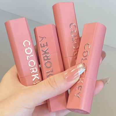 珂拉琪镜透水光口红精华唇膏镜面裸色滋润保湿g04g02番茄色显白05