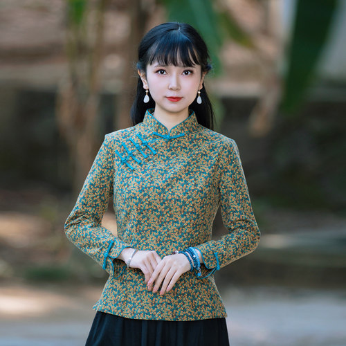唐装改良版中式盘扣上衣
