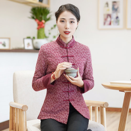 女冬唐装筠雅中式女装