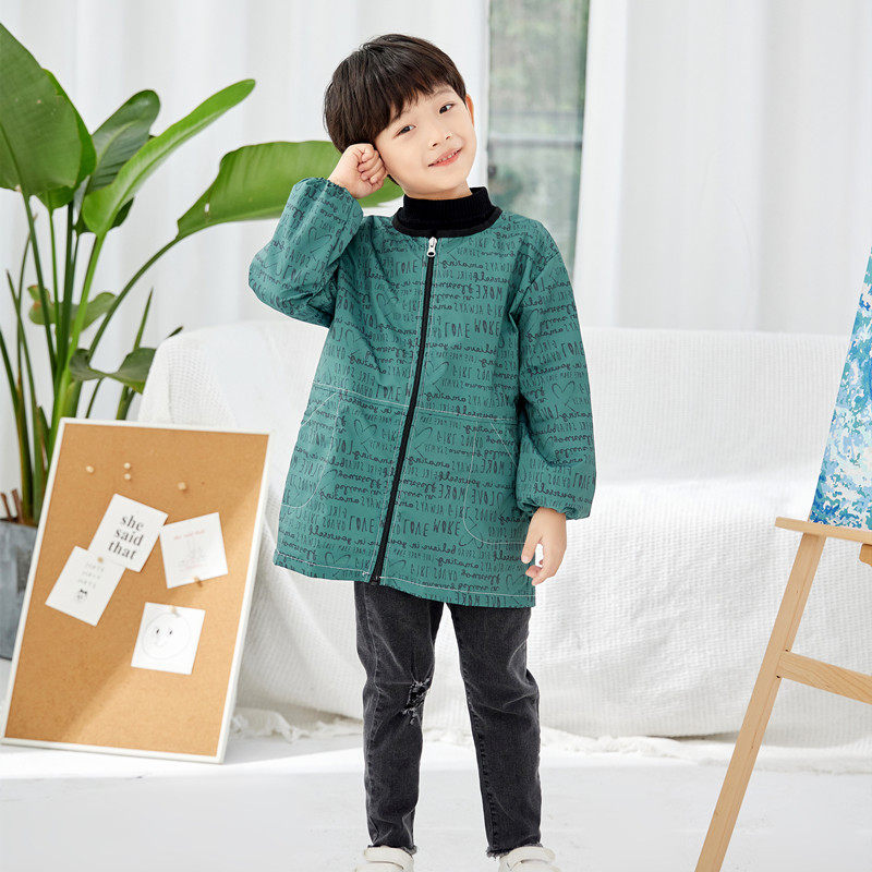 儿童罩衣男宝长袖防水防脏秋冬薄款吃饭画画外穿洋气护衣宝宝围兜,童装/婴儿装/亲子装,反穿衣/罩衣,淘宝优惠券,粉丝福利购,淘宝优惠卷