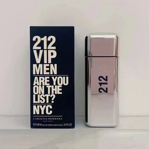卡罗琳娜212VIP金色派对性感银瓶坏男孩男士女士香水小样