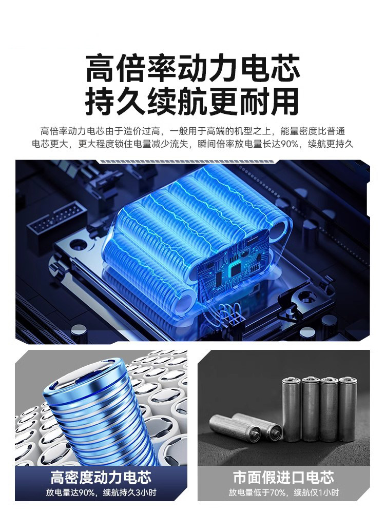 绿巨人电池适用于云鲸扫地机器人J1/J2配件Yjcc001/Yjcc010更换维