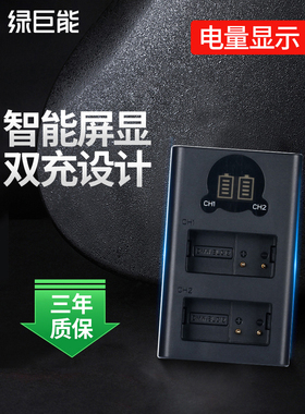 绿巨能G85相机电池充电器适用于松下DMW-BLC12电池G6 G7 GH2 FZ2500徕卡BLC12 G5 1000相机