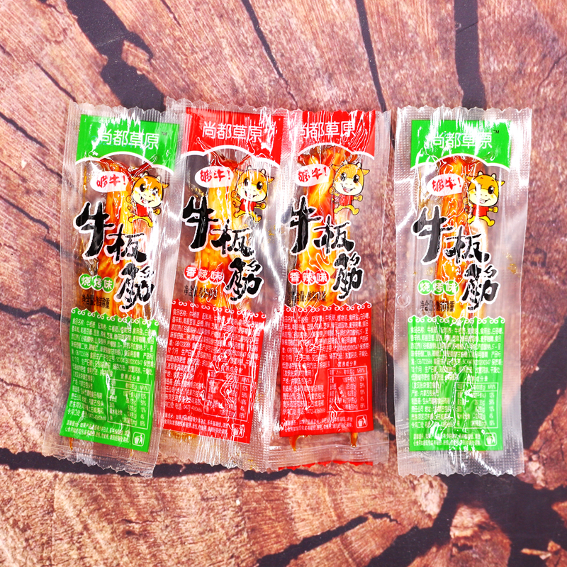 尚都草原牛板筋内蒙特产烧烤香辣味独立小包装休闲零食解馋办公室