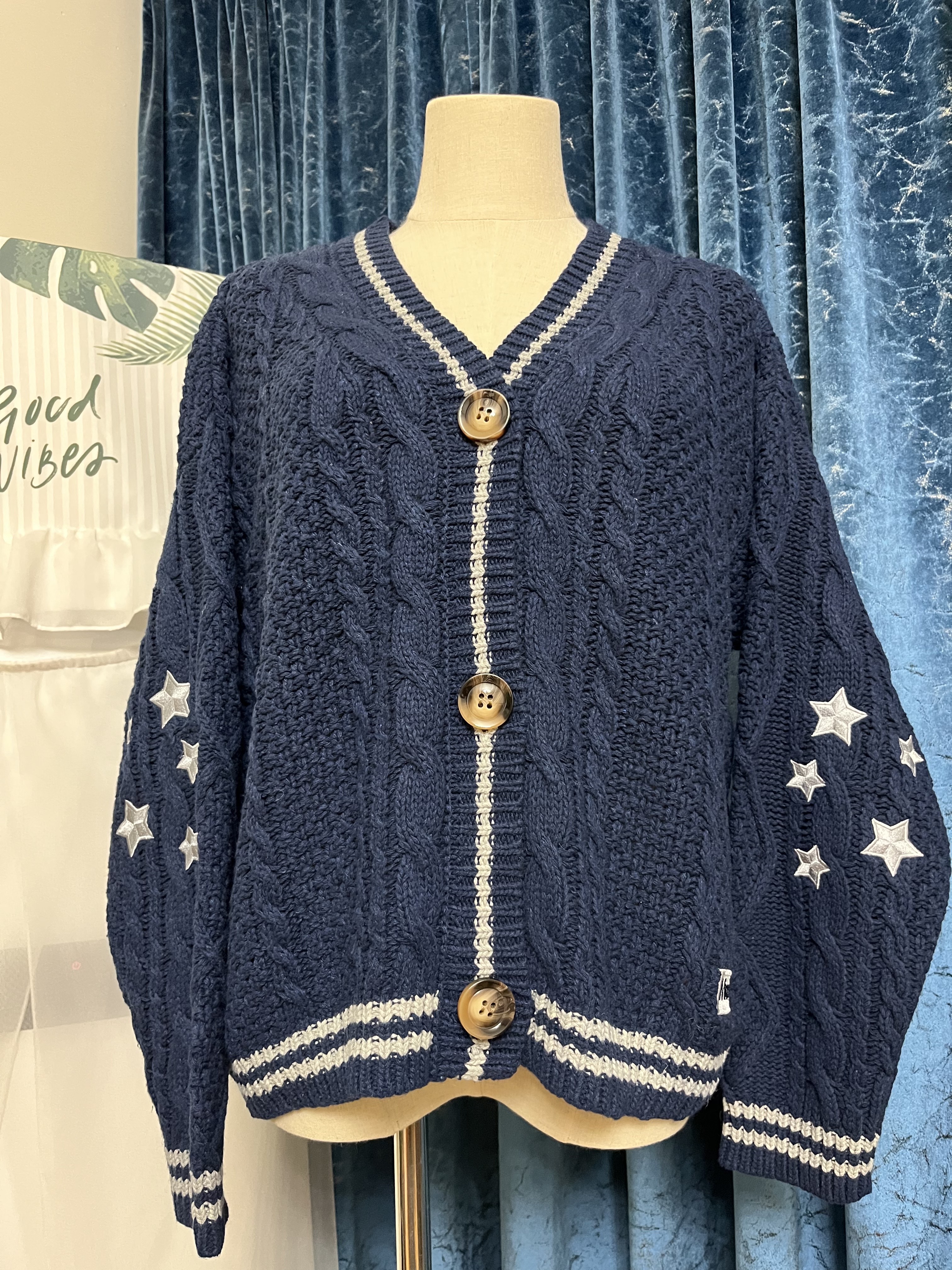 开衫毛衣霉霉明星同款甜美