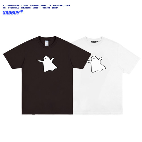 SADBOY白鬼日系港风百搭打底T恤