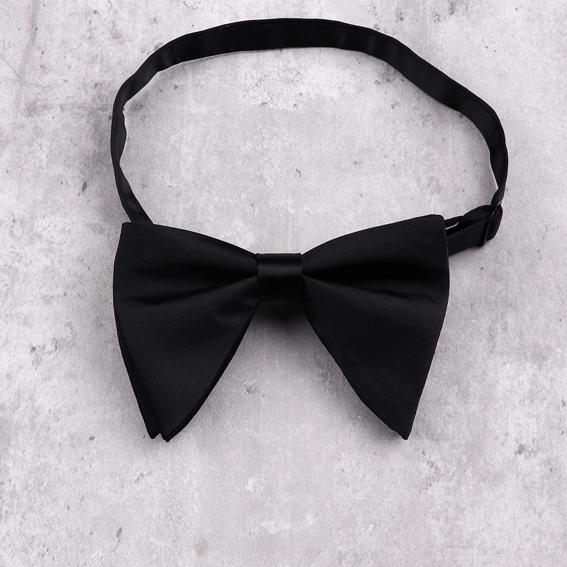 黑色真丝大领结晚礼服表演晚会