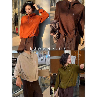 BUWANJUST【O了】高品定制双面绒感380g软糯亲肤连帽卫衣 B2359