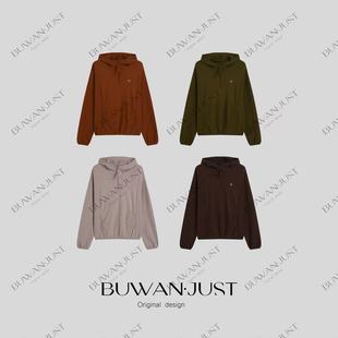 BUWANJUST【O了】高品定制双面绒感380g软糯亲肤连帽卫衣 B2359