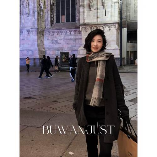 BUWANJUST【肖邦夜曲】高定加厚造型感满分羊毛拉绒毛衣B2200