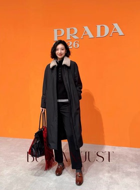 BUWANJUST高定翻毛领大被子保暖舒适慵懒随意百搭鹅绒大衣B2372