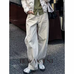 BUWANJUST高品定制加厚挺阔有型酵洗亲肤软牛仔休闲裤B2159