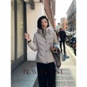 BUWANJUST 高端线 高定保暖轻盈90鹅绒连帽小蛮腰鹅绒服B2130