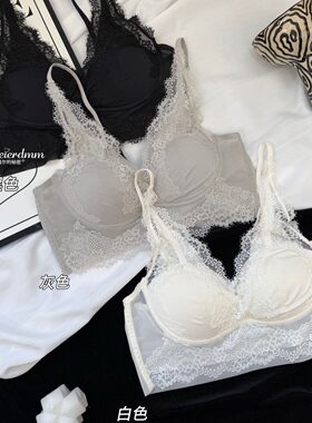 希维尔秘密蕾丝V领美背裹胸