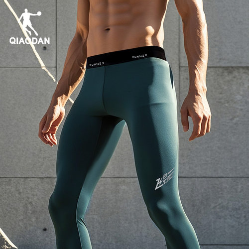 乔丹飞影压缩裤男专业跑步裤篮球紧身裤马拉松长裤健身加绒运动裤