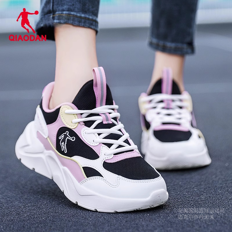 乔丹跑步鞋女鞋轻便透气老爹鞋