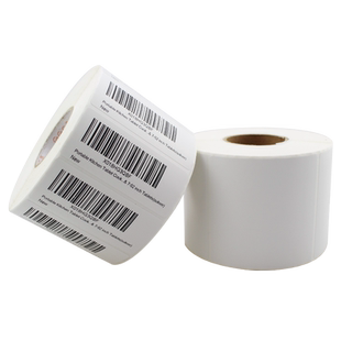 铜版纸不干胶 G系70/75宽10 15 20 30 35 40 45 50 55 60 65 70 90 140mm空白tsc卷筒铜板纸标签条码打印贴纸