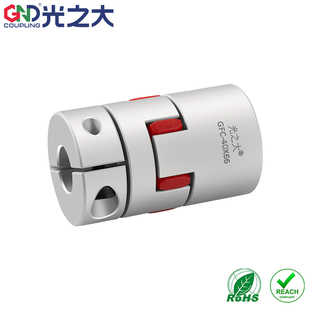 减震连轴器 铝合金梅花联轴器GFC大扭矩伺服电机丝杆数控车床弹性