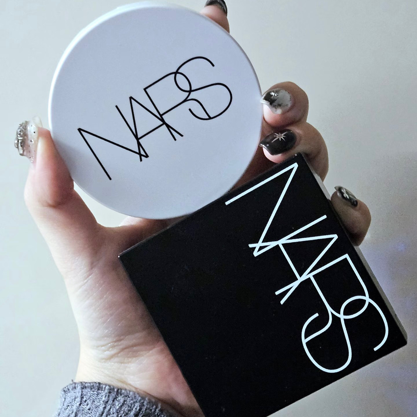 原装正品 新版NARS气垫粉底BB霜圆盒超水光方盒持久 替换粉芯粉盒