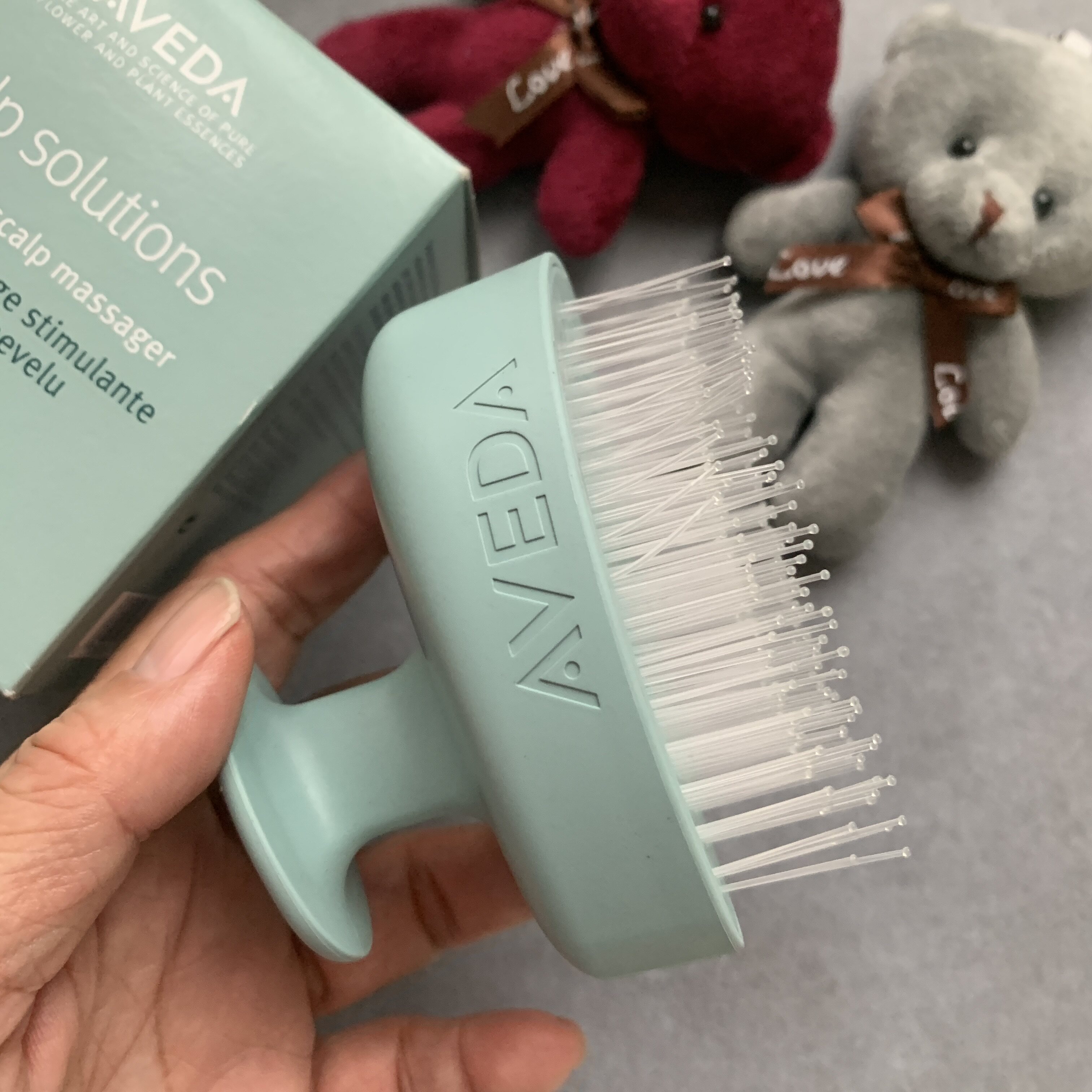 补货好价～AVEDA/艾凡达 焕活头皮护理清洁按摩器梳子奢享头皮spa