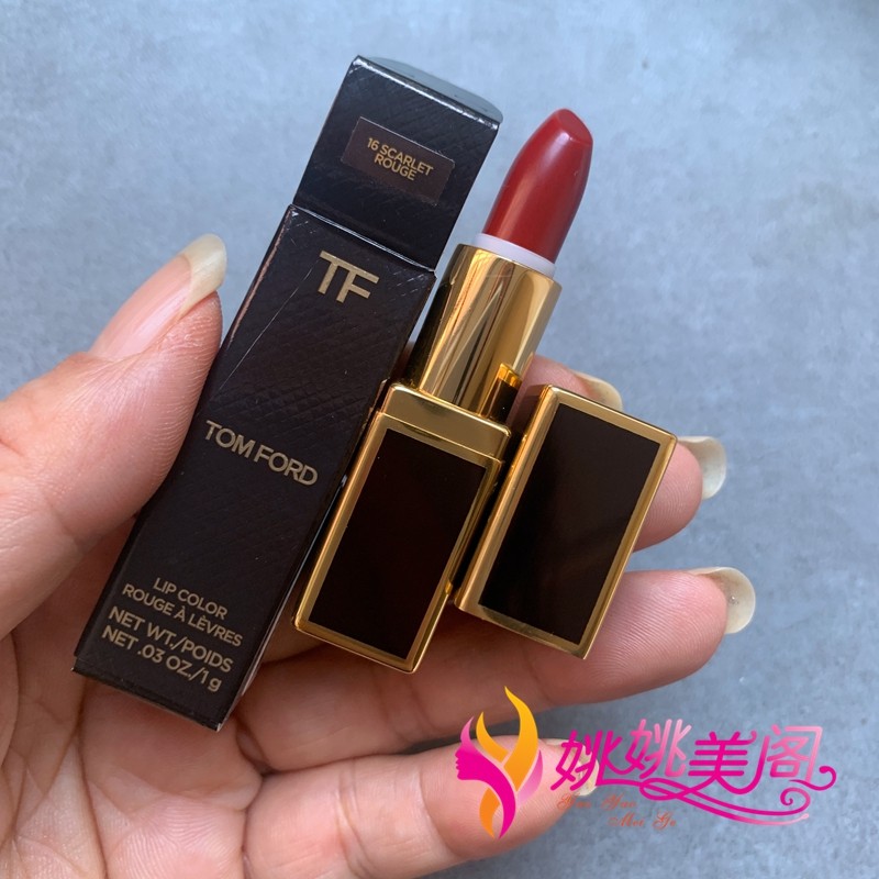 小样装1G TF汤姆福特唇膏TomFord黑管mini迷你口红烂番茄16#03#3N图片