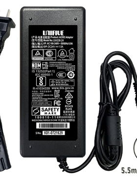 全新UNIFIVE优源科技DC24V1.5A电源适配器型号UIA336-24