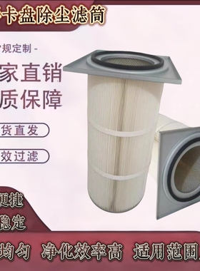 方形卡盘除尘滤芯 工业除尘专用 高精度过滤粉尘320×500 阻燃