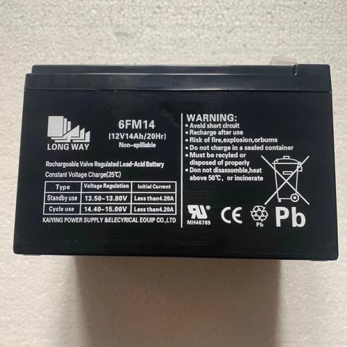 LONGWAY龙威6FM14(12V14AH/20HR)12V12A特美声万利达贝德音响电瓶