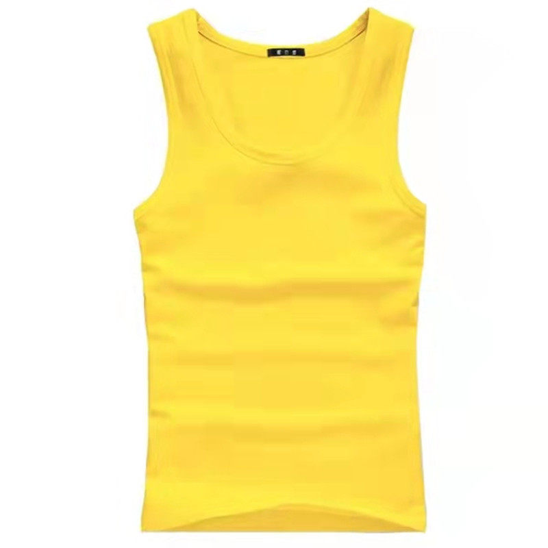 三利王子男女黄背心纯棉莱卡打底逢九本命牛年包邮新疆棉制作