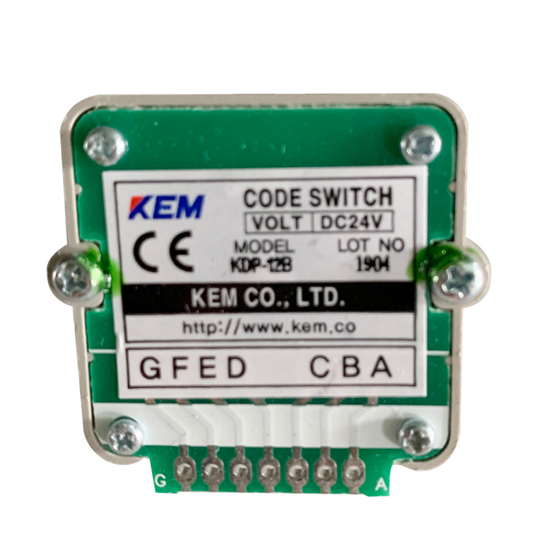 数字拨码开关原装kem正品kdp-12b24b12g24g模式选择主轴快速倍率