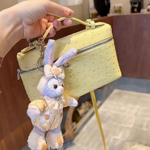 卡肉cowry 真皮小鸡黄鸵鸟纹牛皮老钱饭盒包单肩斜挎女手提小方包