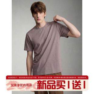 迪桑麻棉舒适凉感套头体恤衫 LUUD T恤男夏季 潮流圆领短袖 上衣 美式