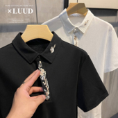 男士 梅花刺绣翻领POLO衫 休闲夏季 新款 上衣潮 直播专属 短袖 新中式