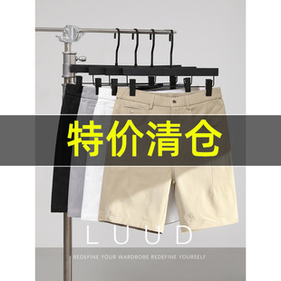 轻熟风直筒免烫小西裤 时尚 特价 男韩版 子 高级感简约百搭夏季 短裤