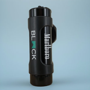 原装正版 全新万宝路酷黑绿标个性伸缩绳便携烟灰缸 经典周边