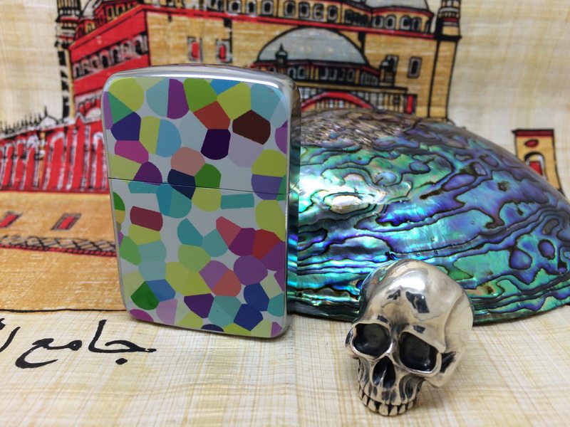 原装 2001年A全新首版双面彩虹斑点1941复刻防风打火机 ZIPPO