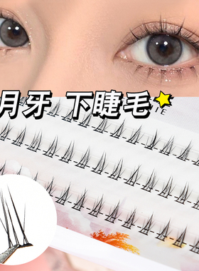 小月牙妈生感~下睫毛懒人