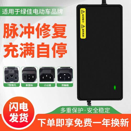 适用绿佳新国标电动车充电器48V60V72V20AH12AH23充电器原装正品