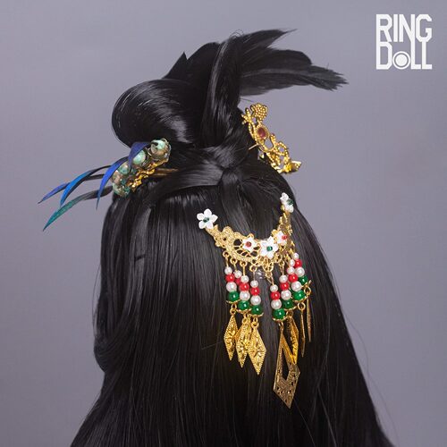 Ringdoll戒之人形 玄女 黑色古风盘发 限量 BJD娃娃大女体