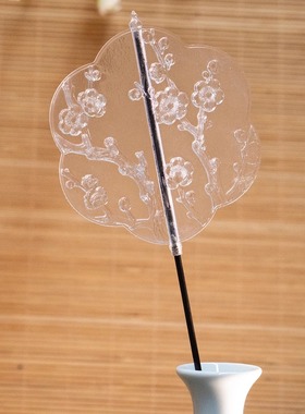 Ringdoll戒之人形 75透明扇子 梅兰竹菊瀚 BJD娃娃叔体配件