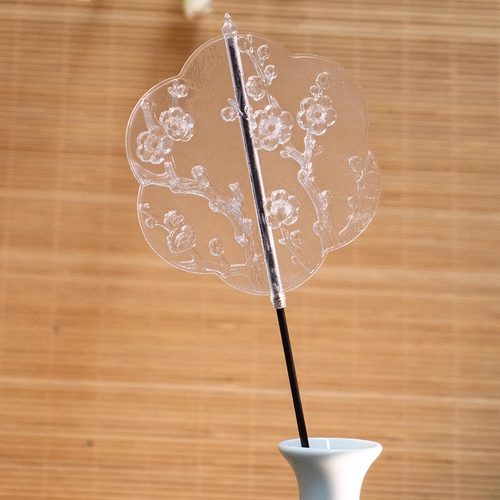 Ringdoll戒之人形 75透明扇子 梅兰竹菊瀚 BJD娃娃叔体配件