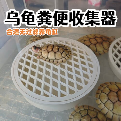 乌龟粪便收集器养龟箱龟屎沉淀盒