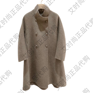 2025秋冬立领双排扣大衣RB60949505 国内代购 Read Me读我专柜正品