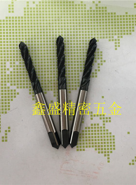 日本YAMAWA黑色不锈钢航天航空螺旋丝锥MJ3MJ4-5-6-8-10-12丝攻