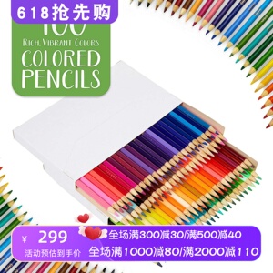 Crayola100色彩色铅笔绘画上色