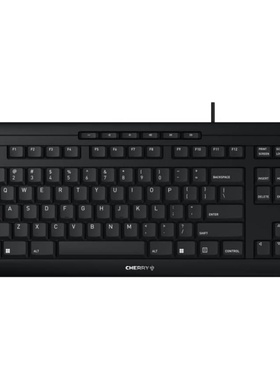 CHERRY/樱桃STREAM TKL有线键盘 静音 机架安装 办公 紧凑型 黑色