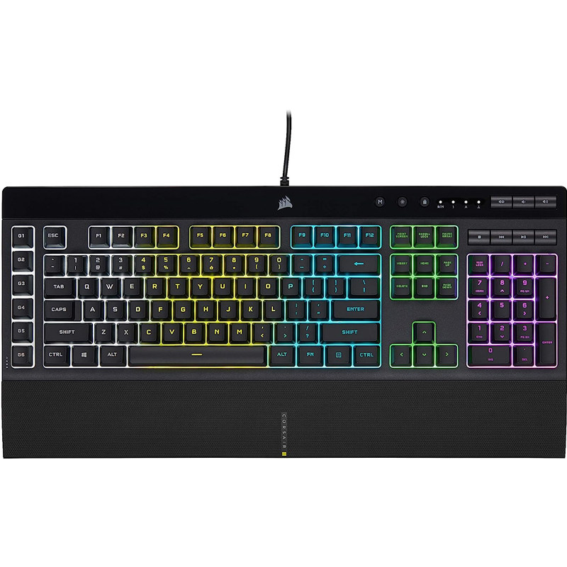 海盗船K55RGBPRO有线游戏键盘