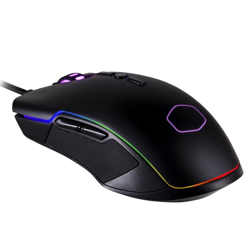 Cooler Master/酷冷至尊 CM310有线游戏鼠标 RGB光 双手通用 黑色