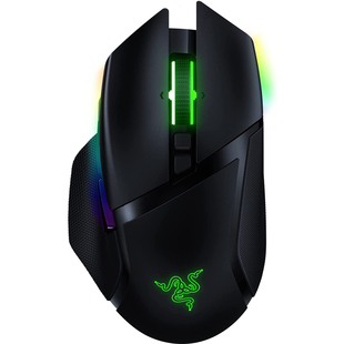 吃鸡联盟 黑色 可编程 RGB 雷蛇Basilisk无线游戏鼠标 新款 Razer