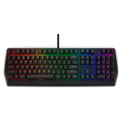 外星人AW410K有线机械键盘茶轴